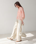 シアーショートシャツブラウス