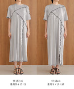 mellow switching striped pleated onepiece