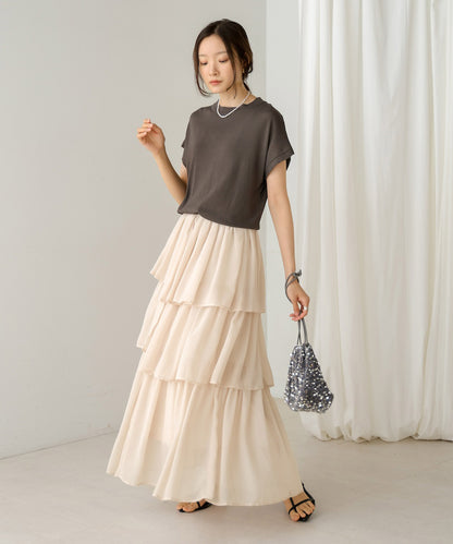 random tiered skirt