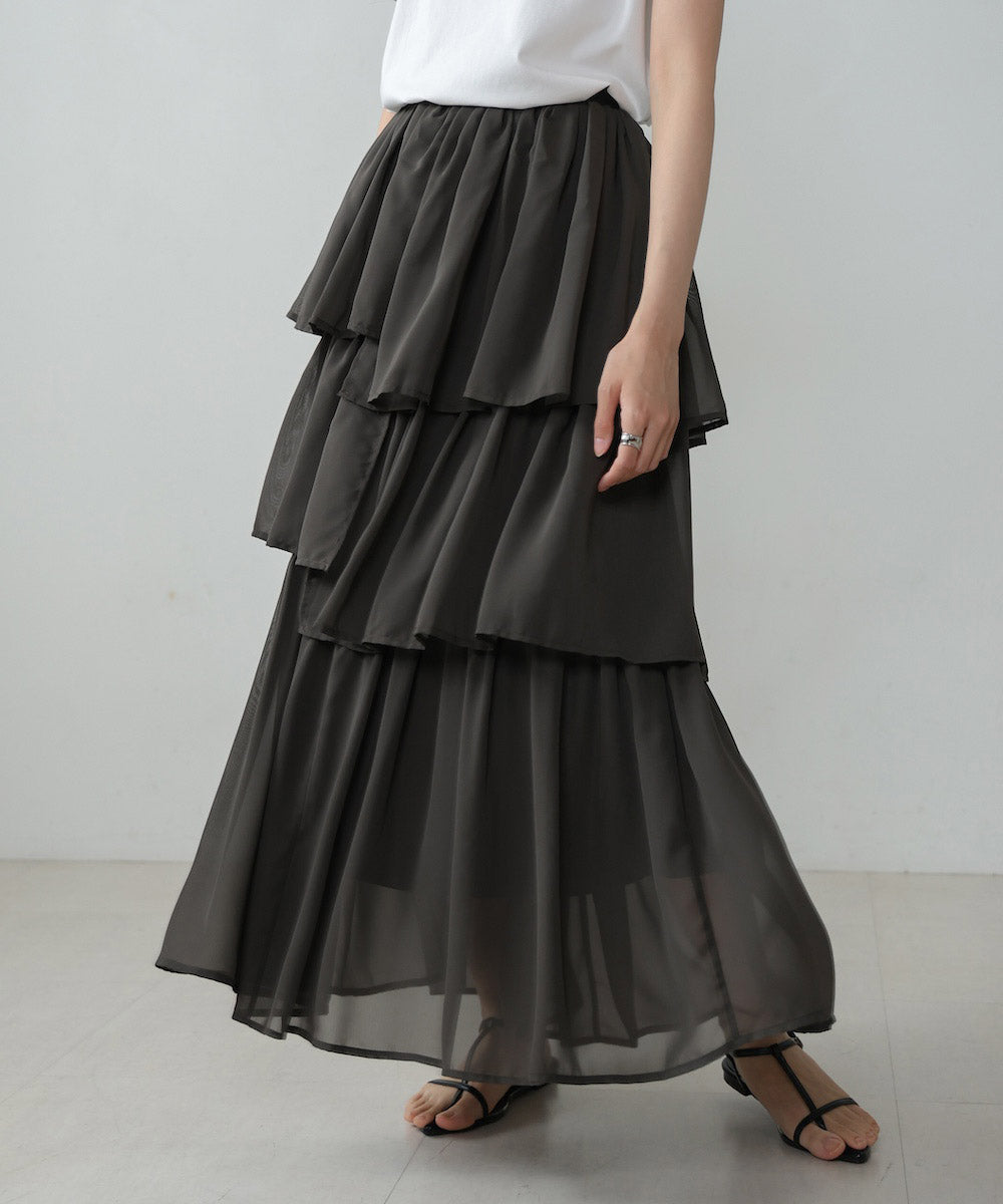 random tiered skirt