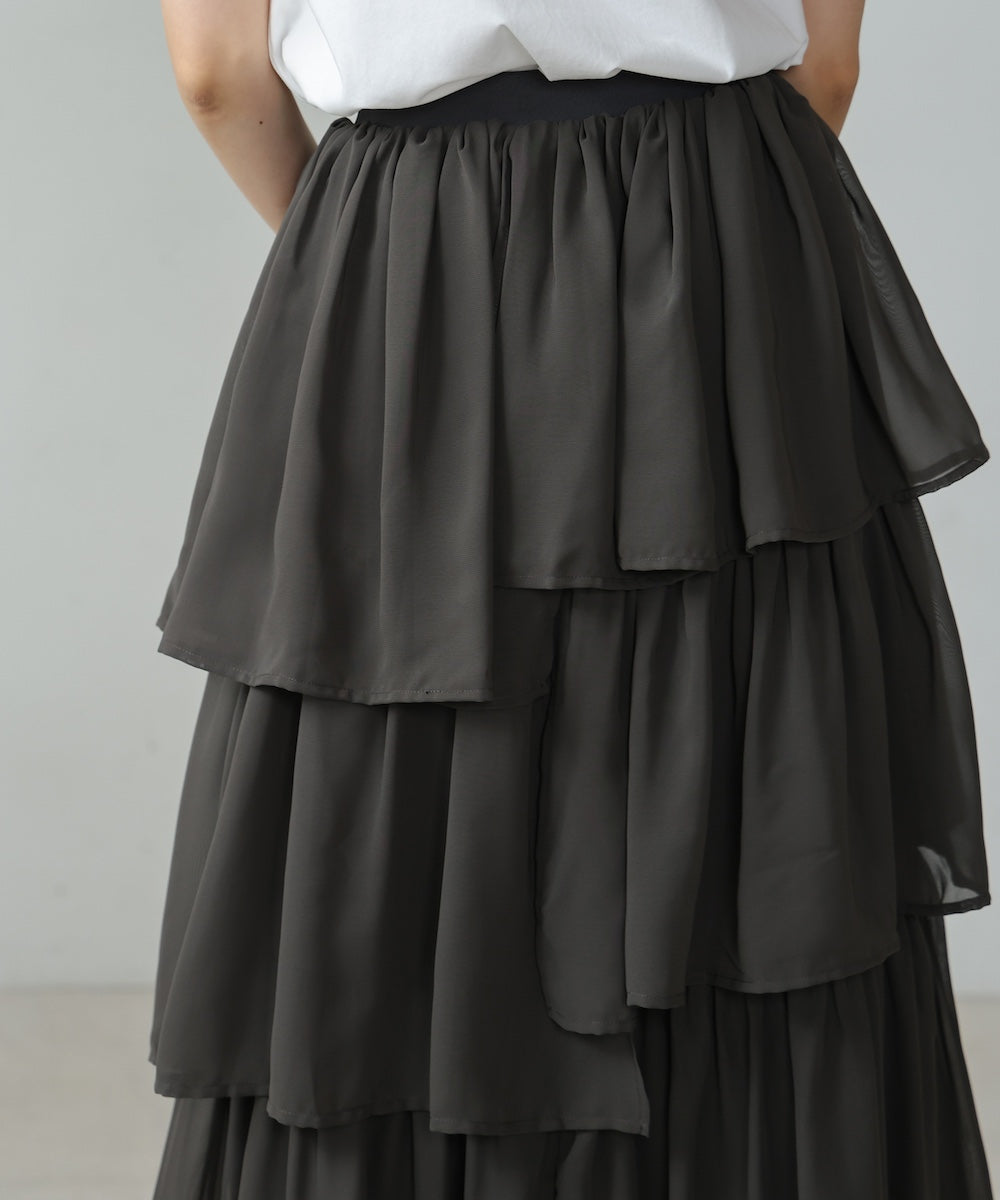 random tiered skirt