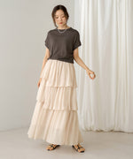 random tiered skirt