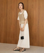 fringe bustier + onepiece set