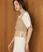 fringe bustier + onepiece set