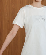 silver logo print T-shirt