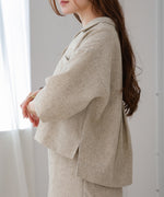 オープンカラーハーフスリーブシャツ