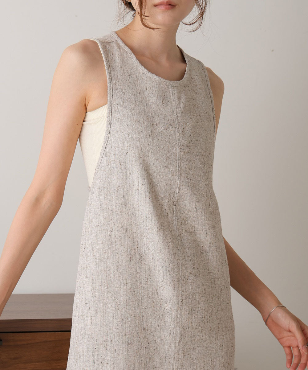 バッククロスアメスリロングワンピース