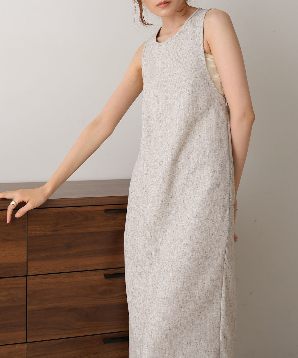 バッククロスアメスリロングワンピース