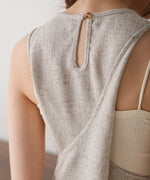 バッククロスアメスリロングワンピース