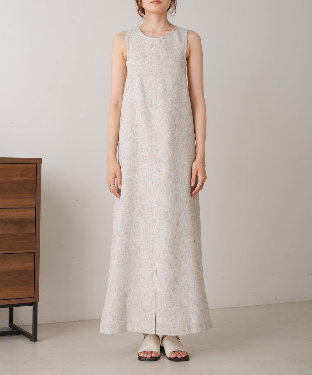バッククロスアメスリロングワンピース