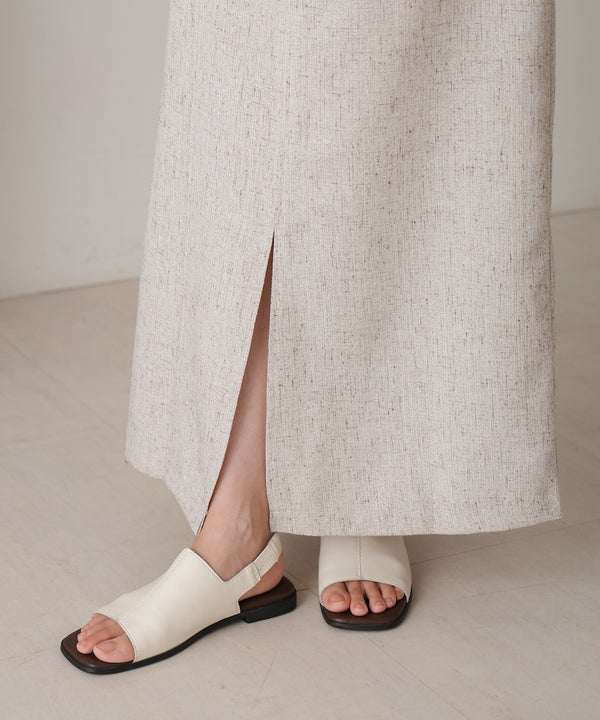 バッククロスアメスリロングワンピース