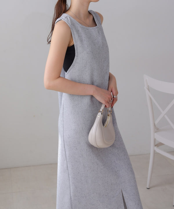 バッククロスアメスリロングワンピース