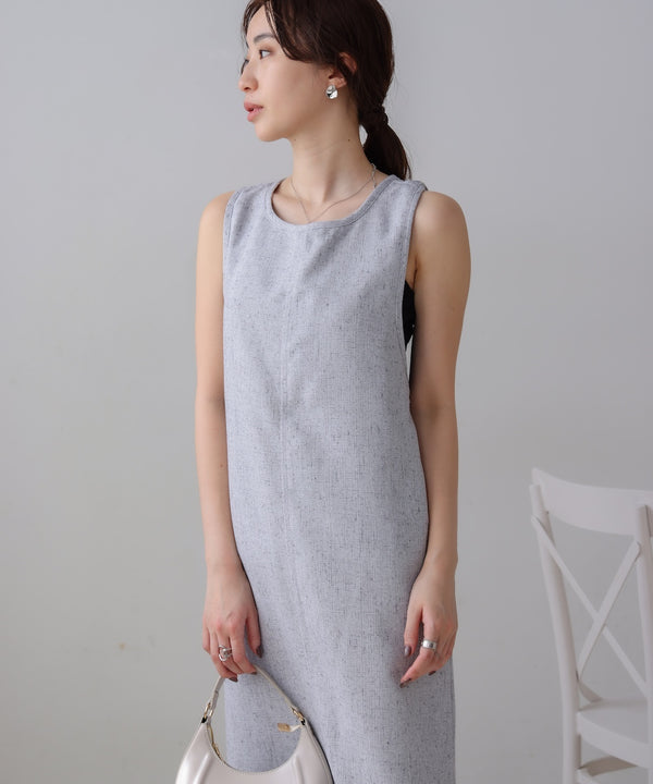 バッククロスアメスリロングワンピース