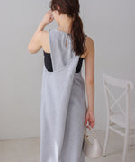 バッククロスアメスリロングワンピース