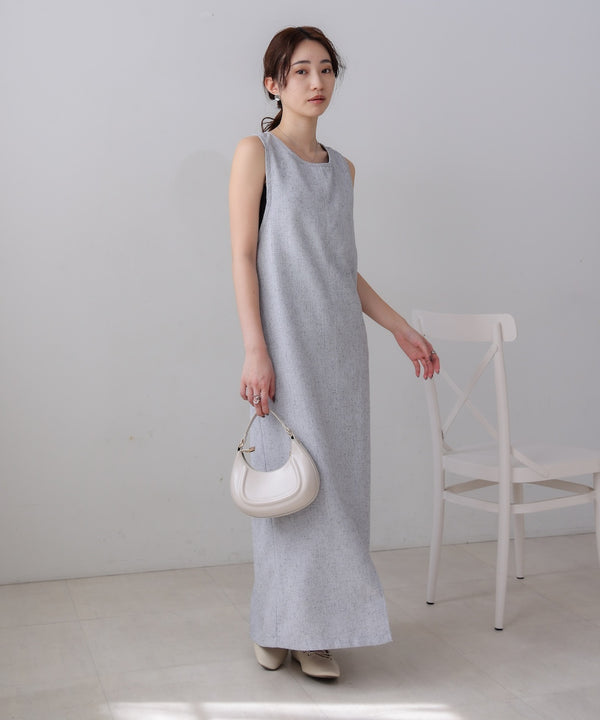バッククロスアメスリロングワンピース