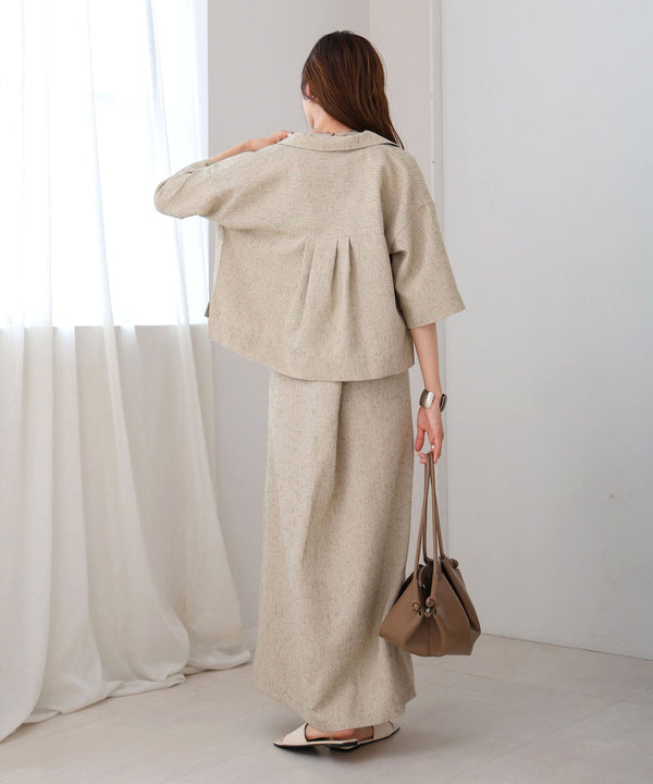 バッククロスアメスリロングワンピース