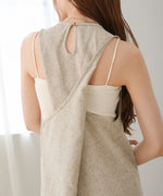 バッククロスアメスリロングワンピース