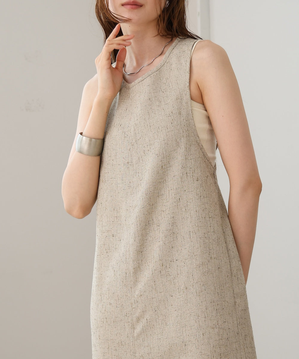 バッククロスアメスリロングワンピース