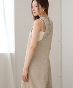 バッククロスアメスリロングワンピース