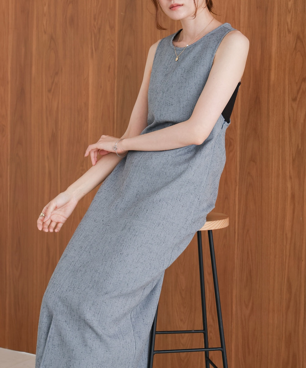 バッククロスアメスリロングワンピース