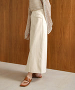 I-LINE SLIT DENIM SKIRT