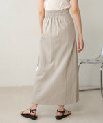 I-LINE SLIT DENIM SKIRT