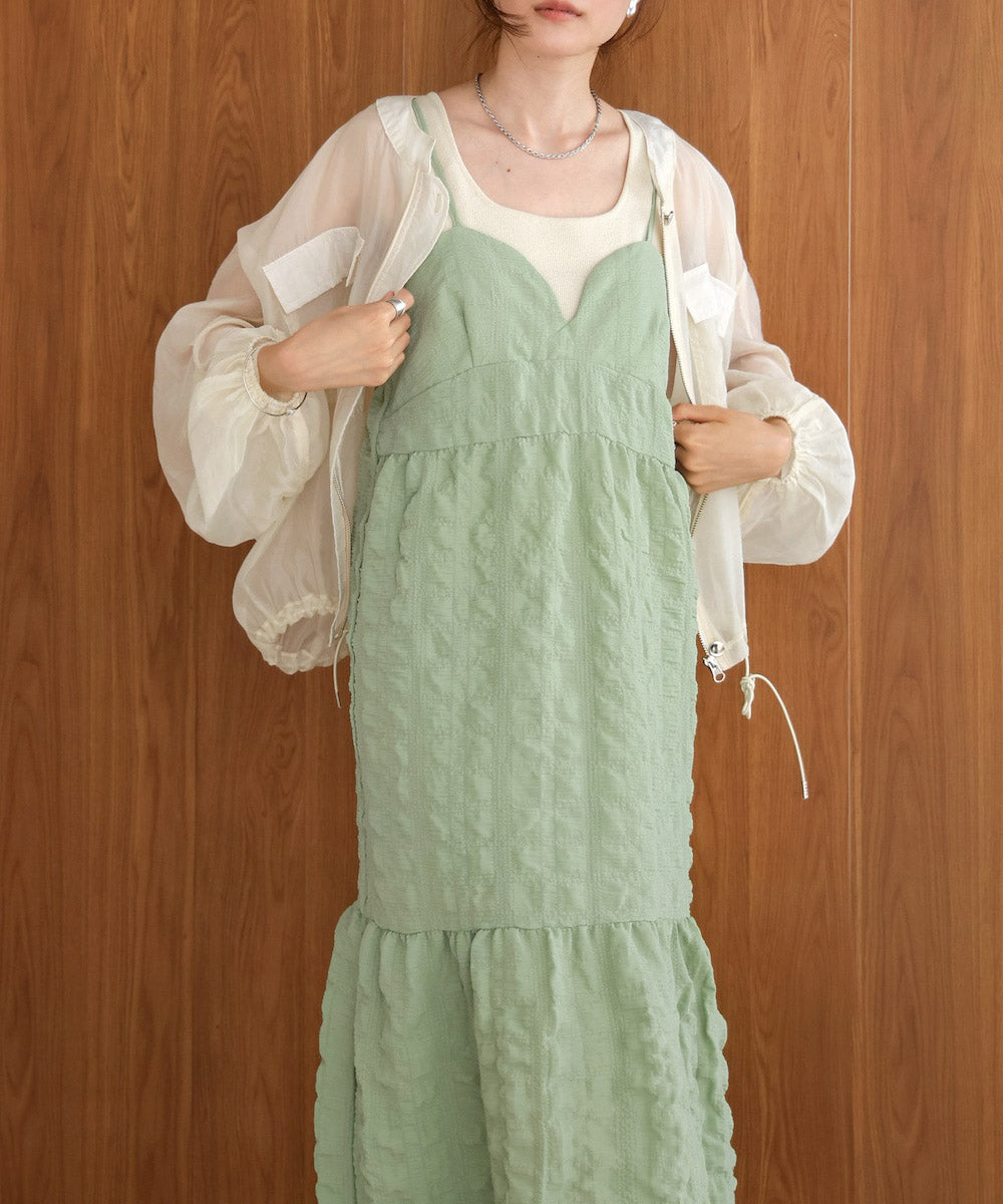 poko poko tiered cami onepiece