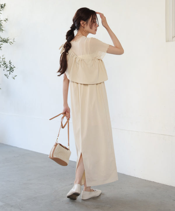 【S・Mサイズ展開あり】マルチWAYビスチェセットワンピース