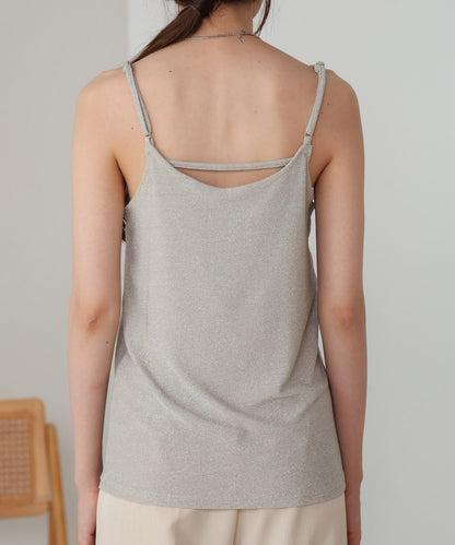 lame camisole with cup