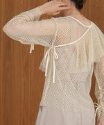 ribbon mesh tops + multi-way color