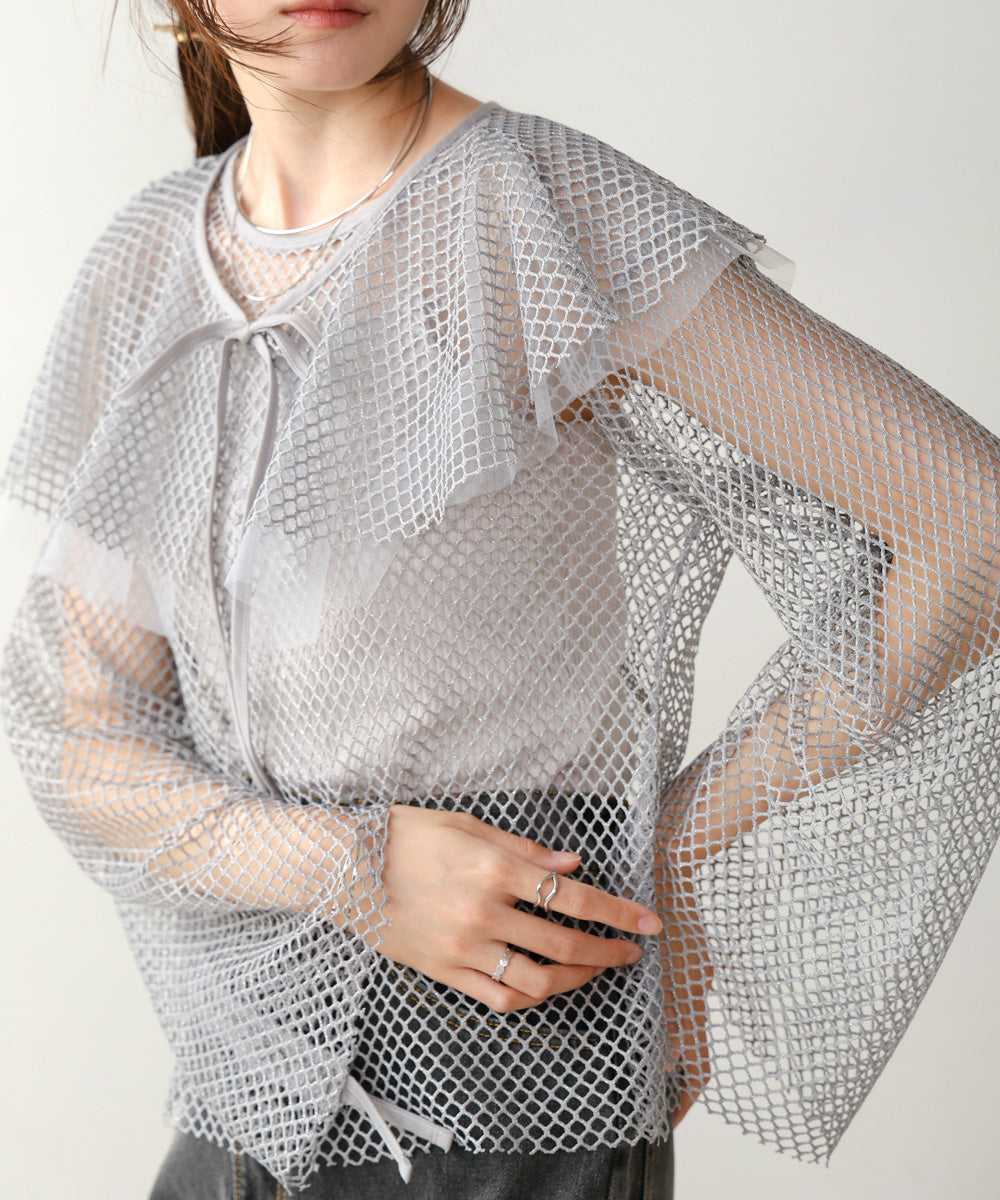 ribbon mesh tops + multi-way color