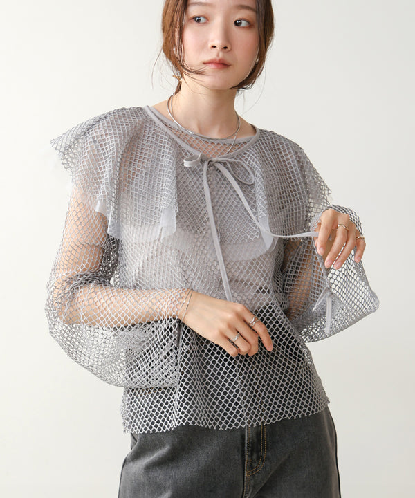 ribbon mesh tops + multi-way color