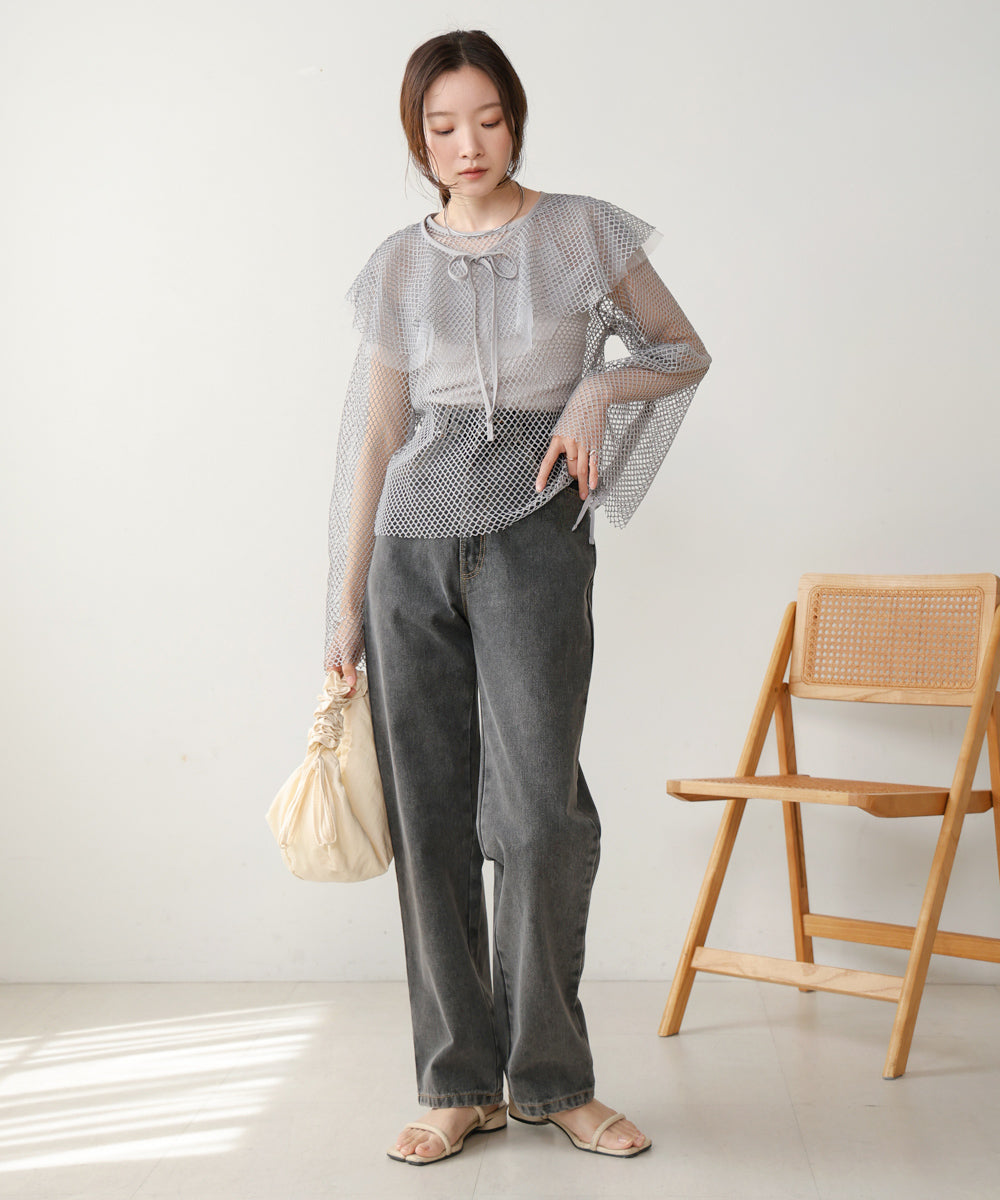 ribbon mesh tops + multi-way color