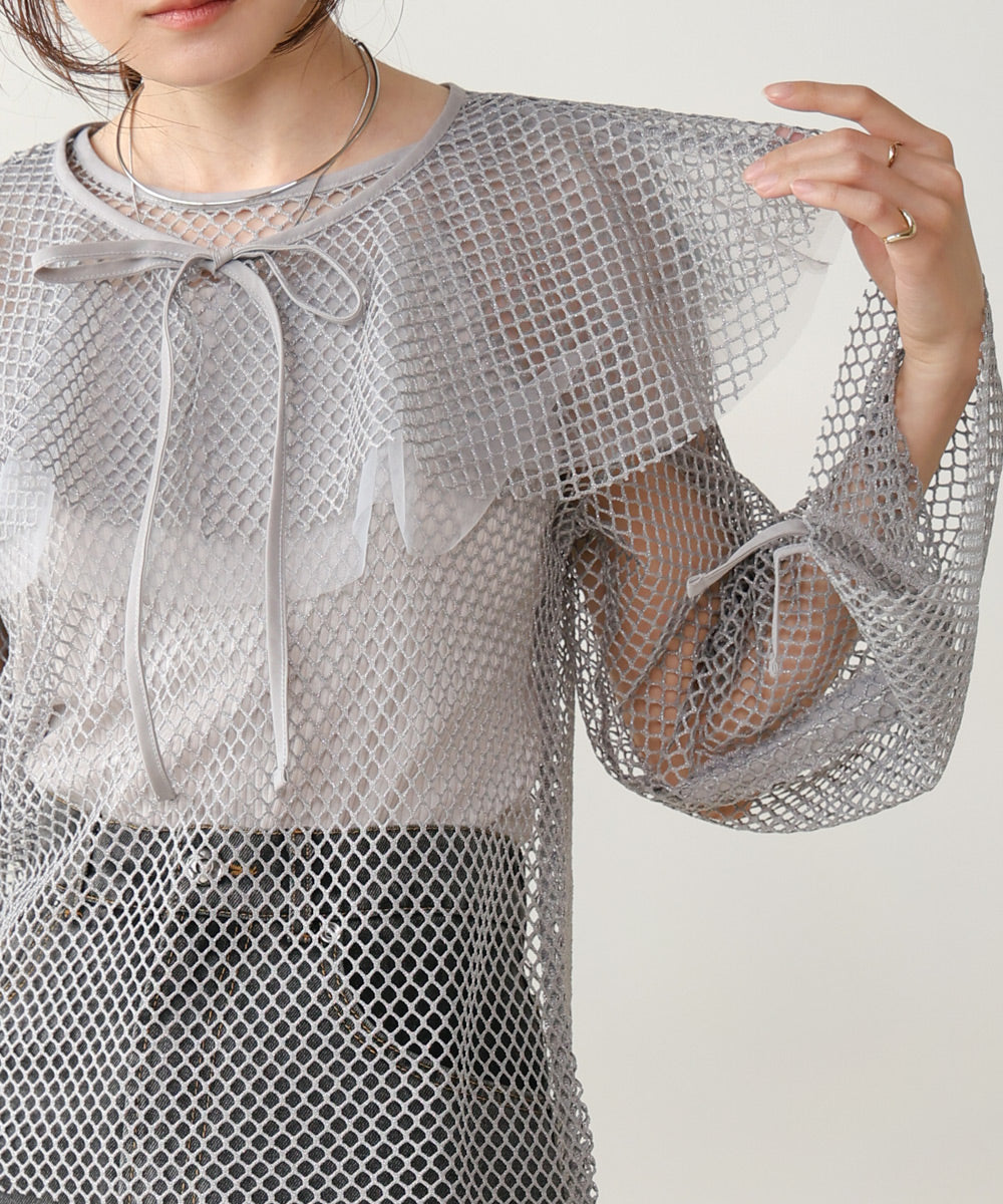 ribbon mesh tops + multi-way color