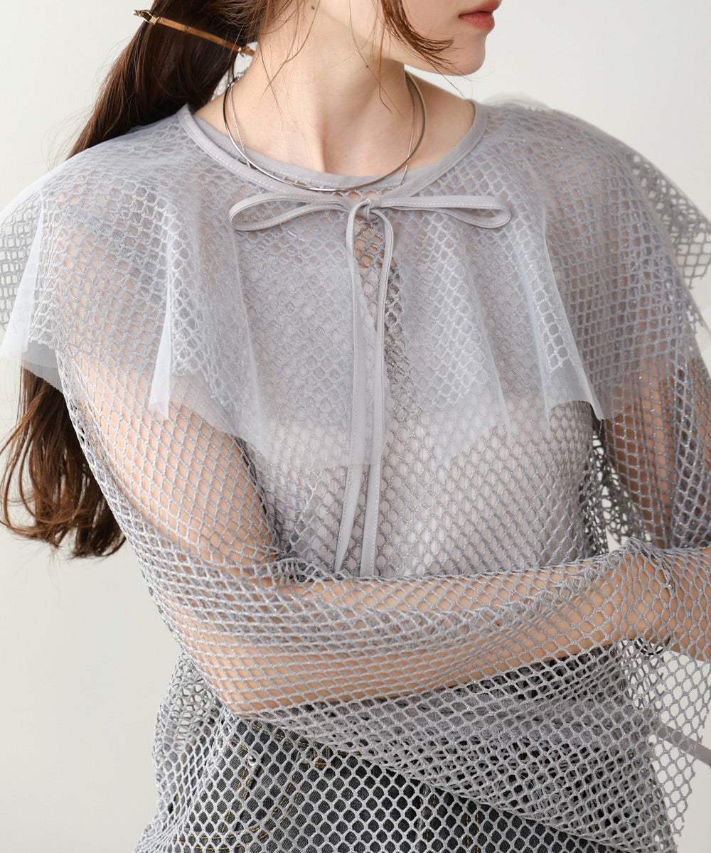 ribbon mesh tops + multi-way color
