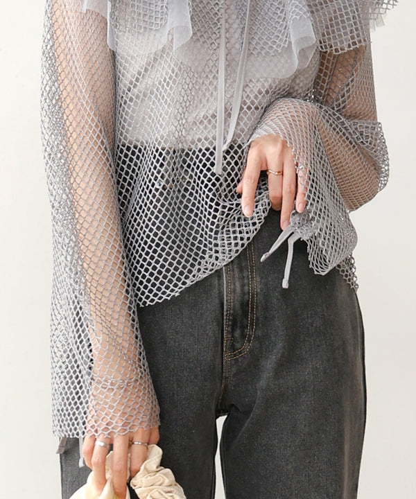 ribbon mesh tops + multi-way color
