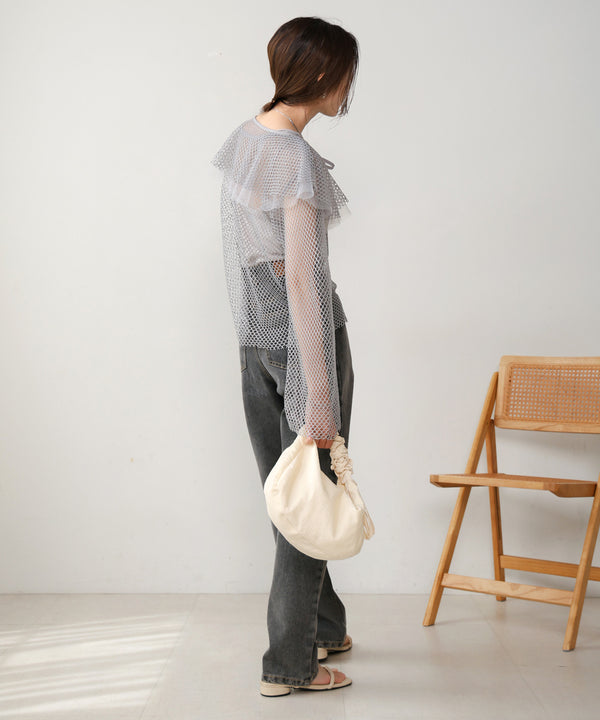 ribbon mesh tops + multi-way color