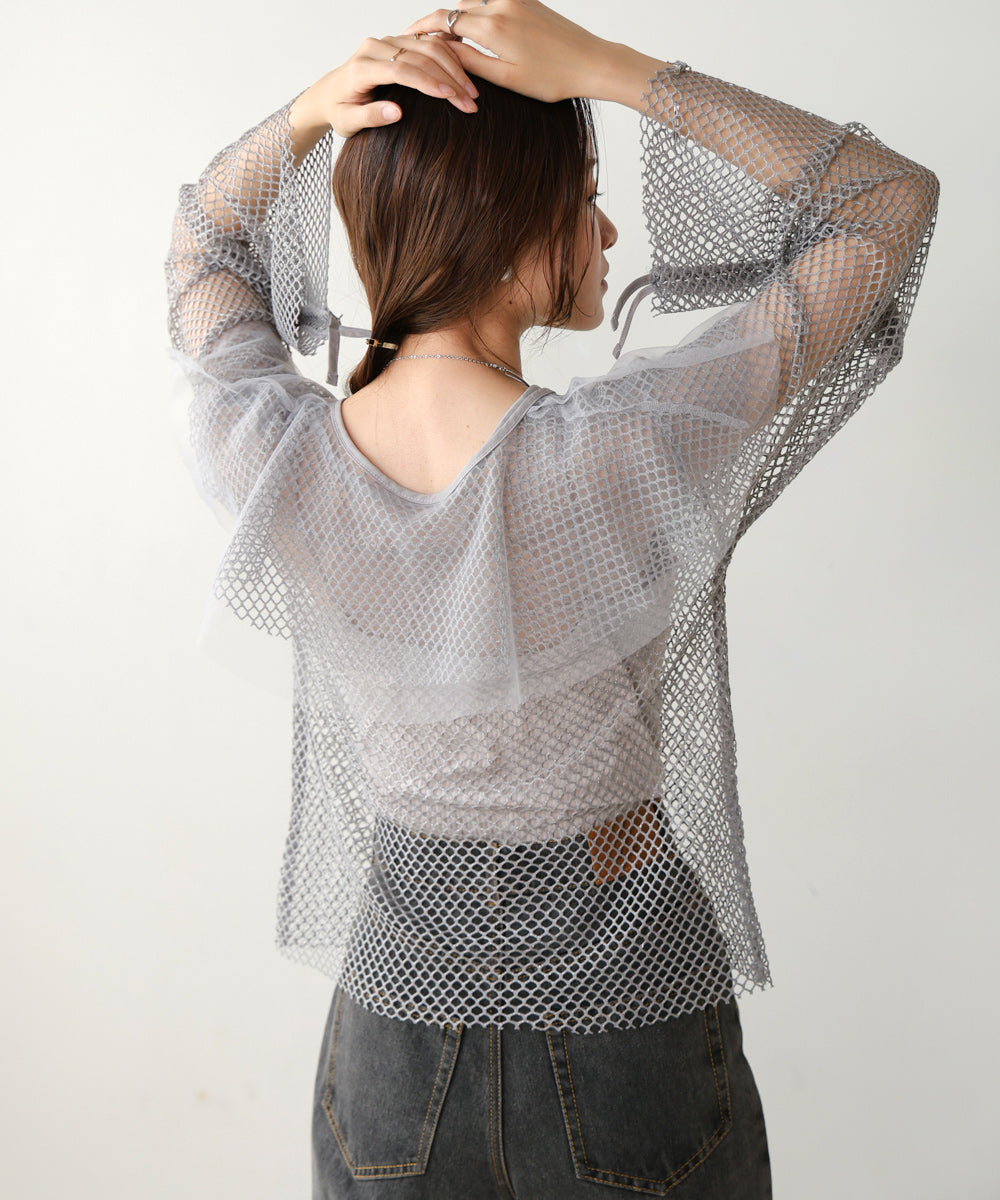 ribbon mesh tops + multi-way color