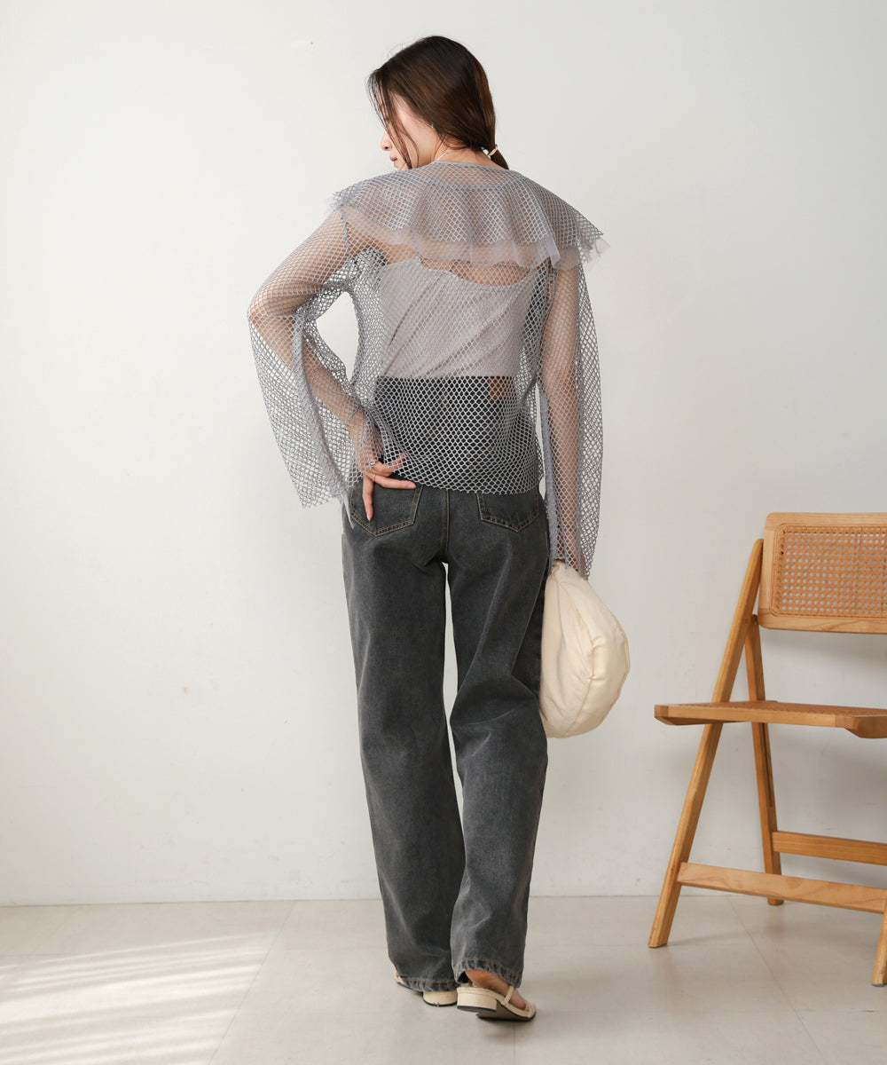 ribbon mesh tops + multi-way color