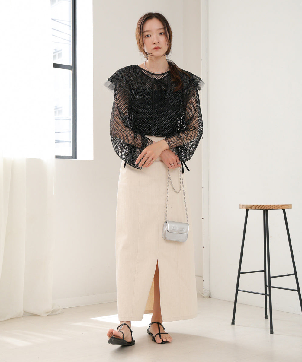 ribbon mesh tops + multi-way color