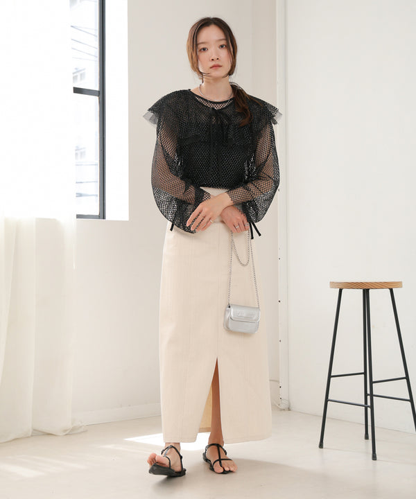 ribbon mesh tops + multi-way color