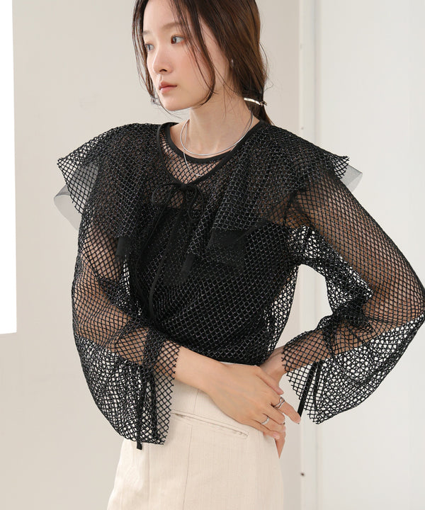 ribbon mesh tops + multi-way color