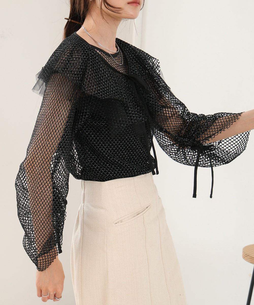 ribbon mesh tops + multi-way color