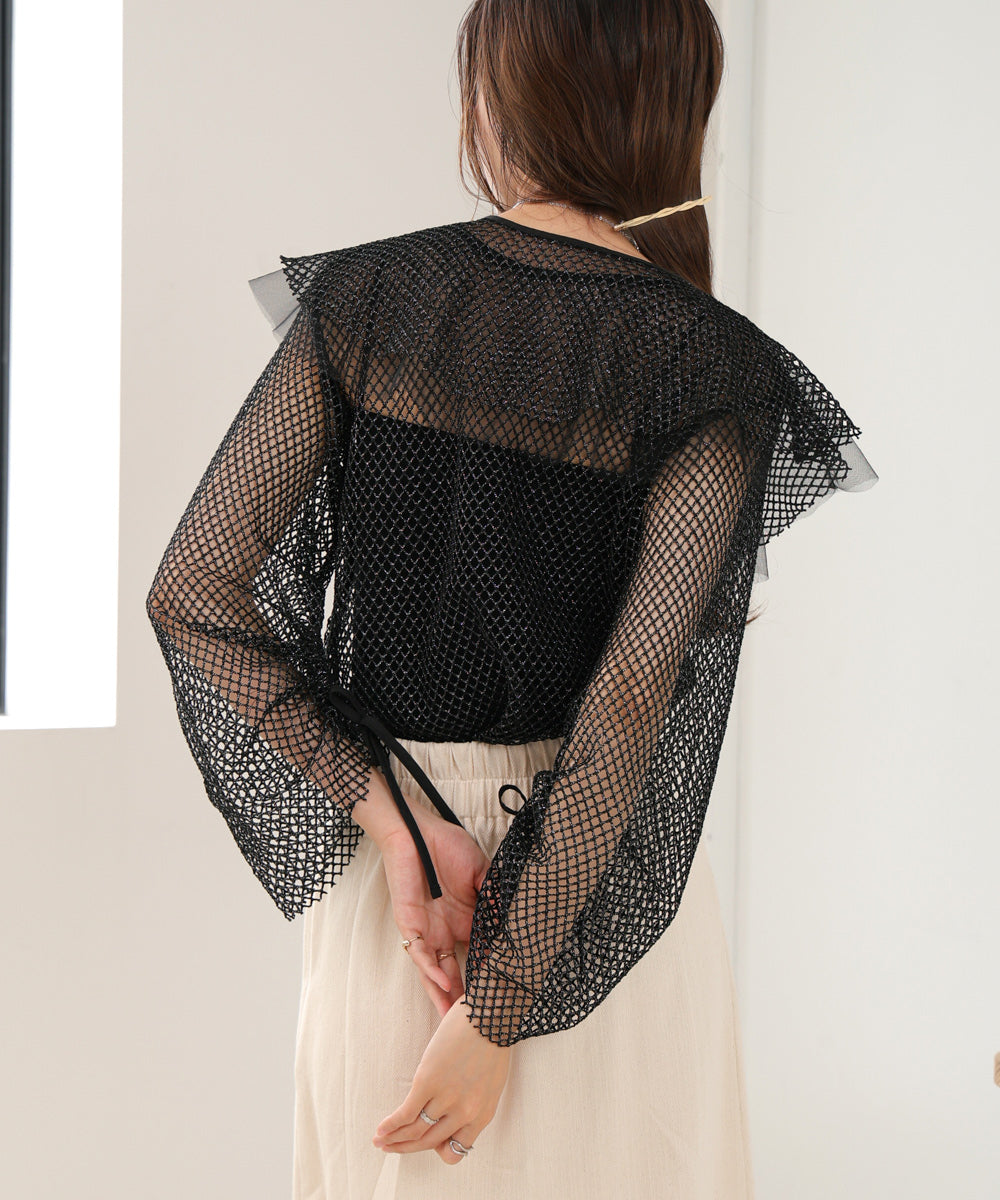 ribbon mesh tops + multi-way color