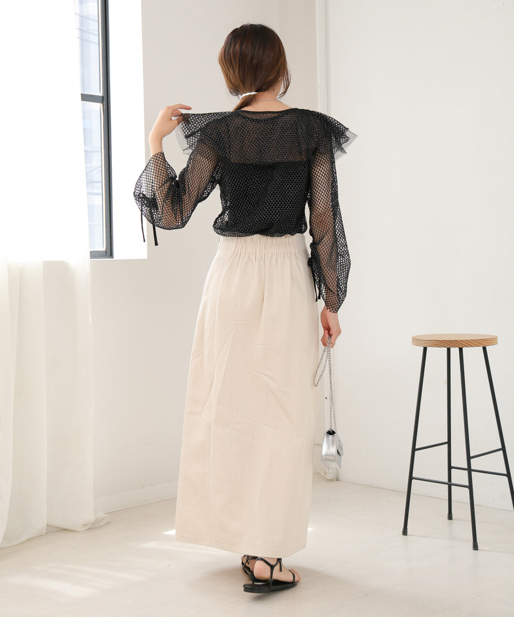 ribbon mesh tops + multi-way color