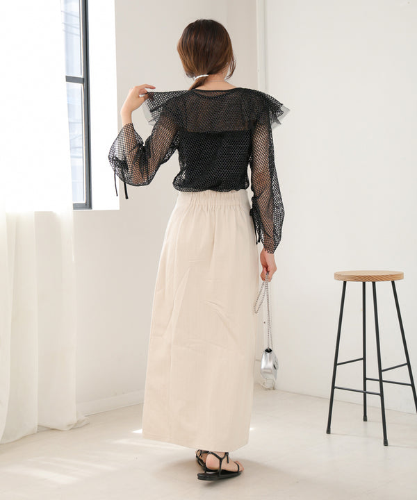 ribbon mesh tops + multi-way color