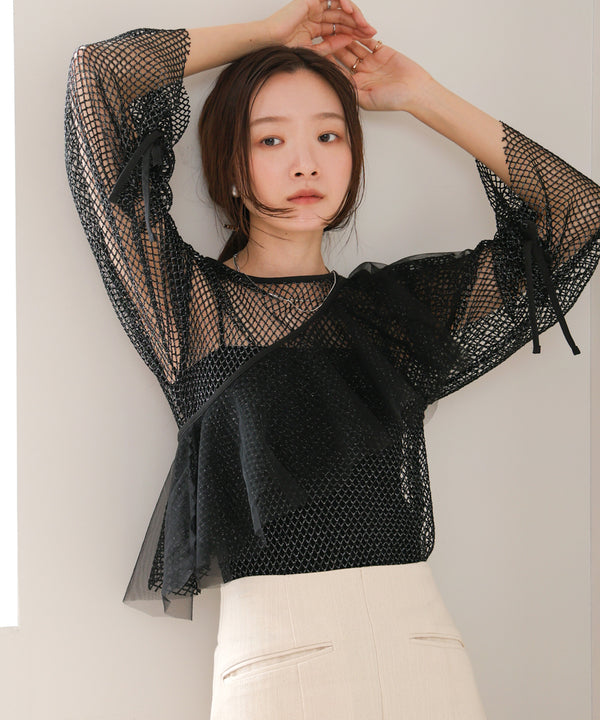 ribbon mesh tops + multi-way color