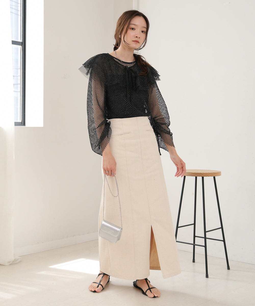 ribbon mesh tops + multi-way color