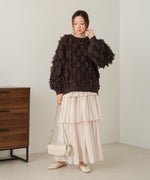 fringe knit tops