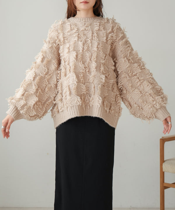 fringe knit tops